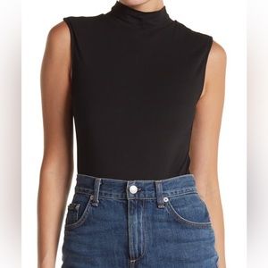 Mock Neck Sleeveless Bodysuit